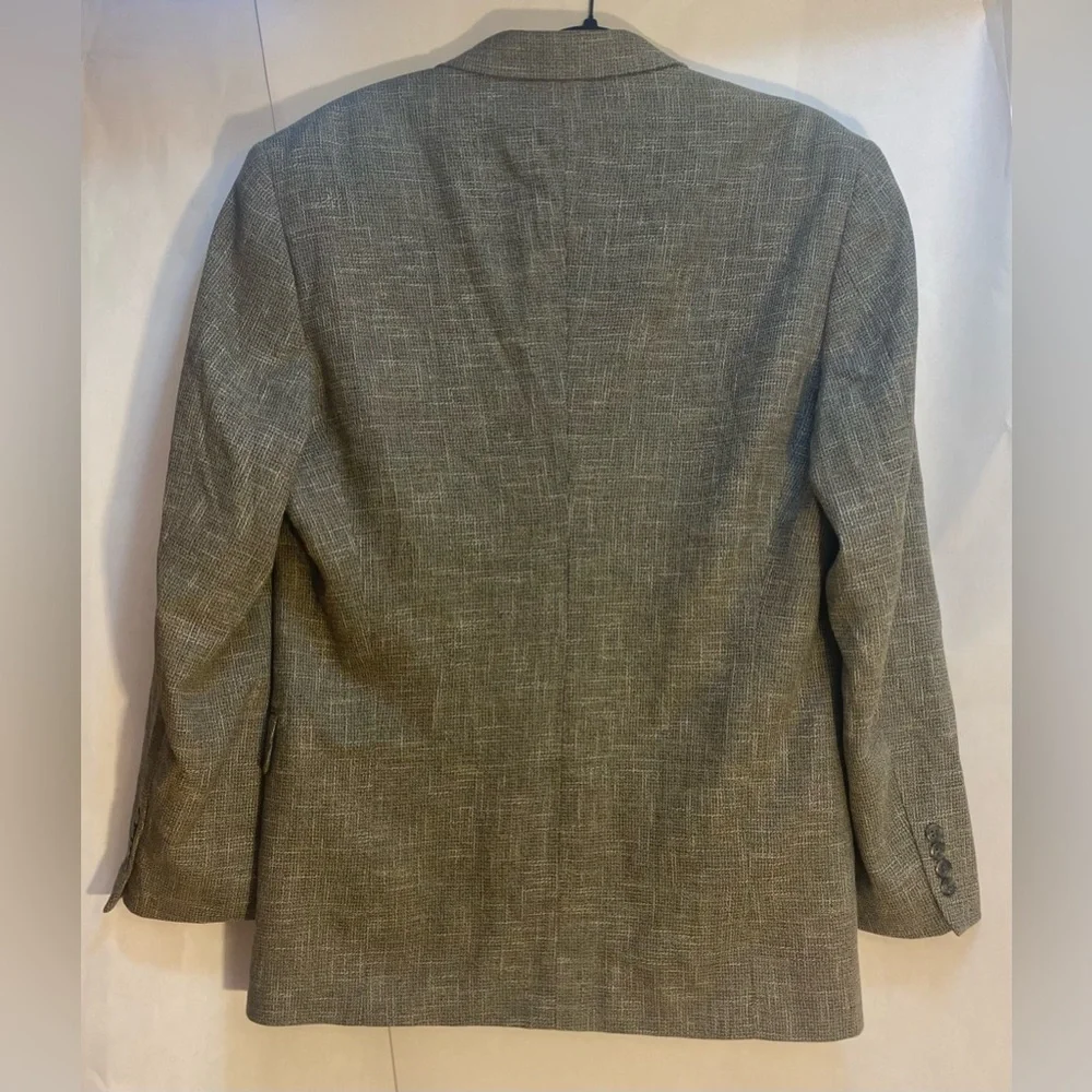 Pronto Uomo Calvino Vitale Men's Dress Jacket Made in Italy Wool‎ Cotton Size 43
